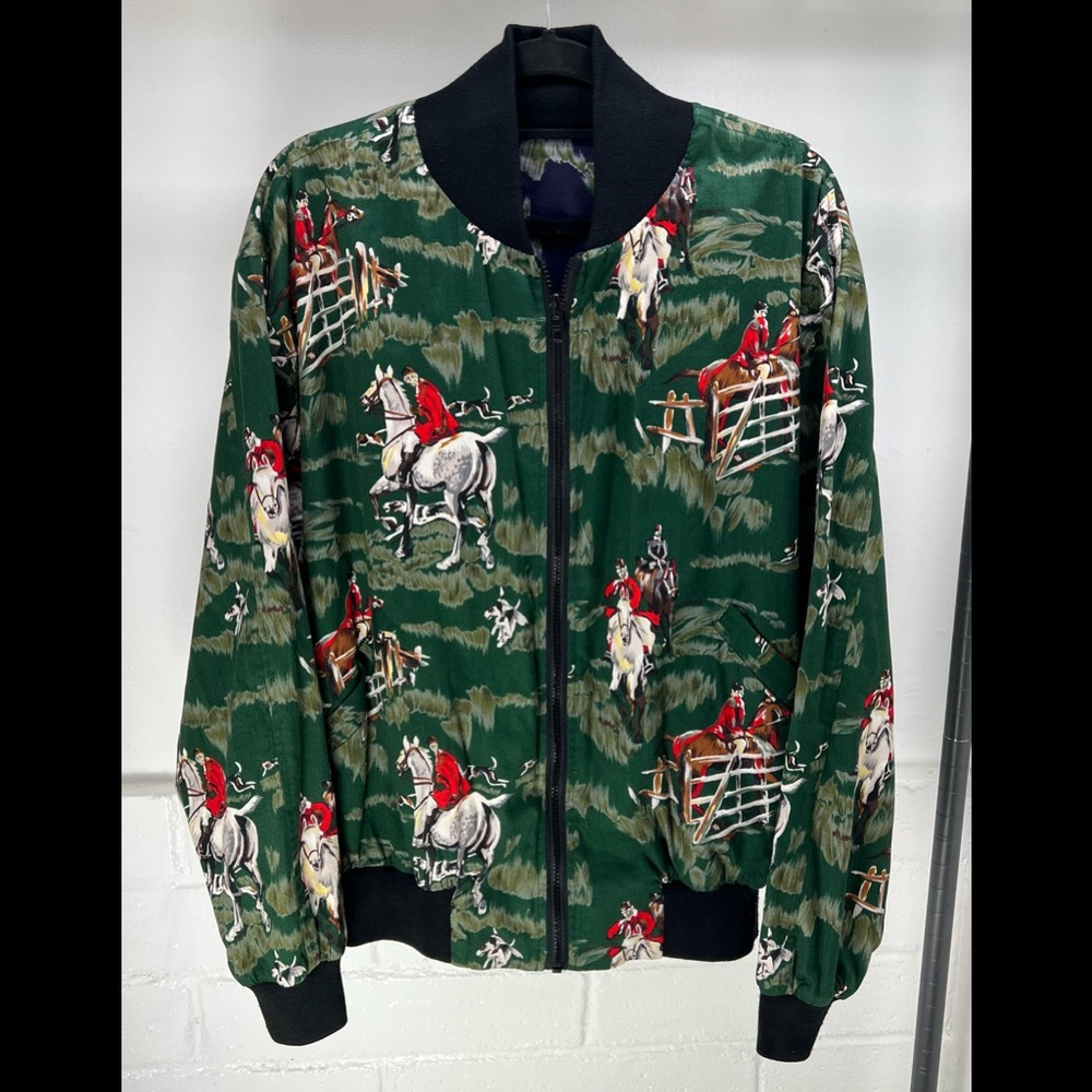VTG DB Riding Gear Equestrian Jacket Men Size L Horse Jockey Reversible USA Made